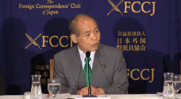 депутат парламента Японии Мунэо Судзуки. Фото: скрин видео You Tube