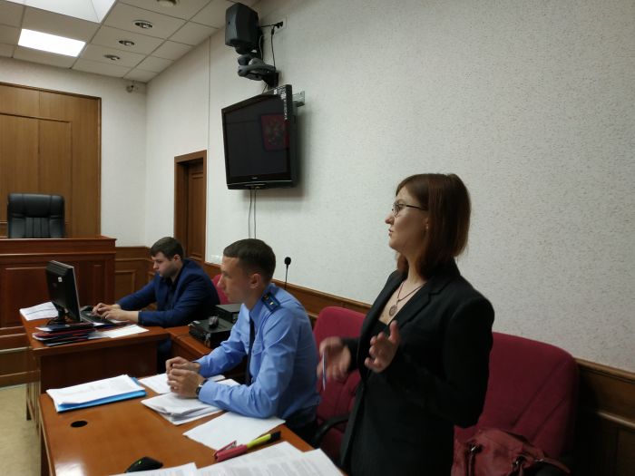 Защитник стороны истца на общественных началах, юрист Ксения Бакланова. Фото: Uralweb.ru