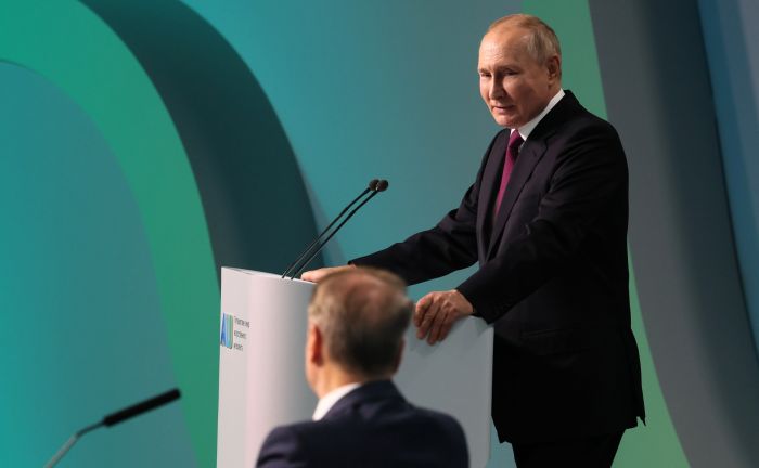 Выступление президента Владимира Путина на конференции по ИИ Artificial Intelligence Journey 2022. Фото: kremlin.ru