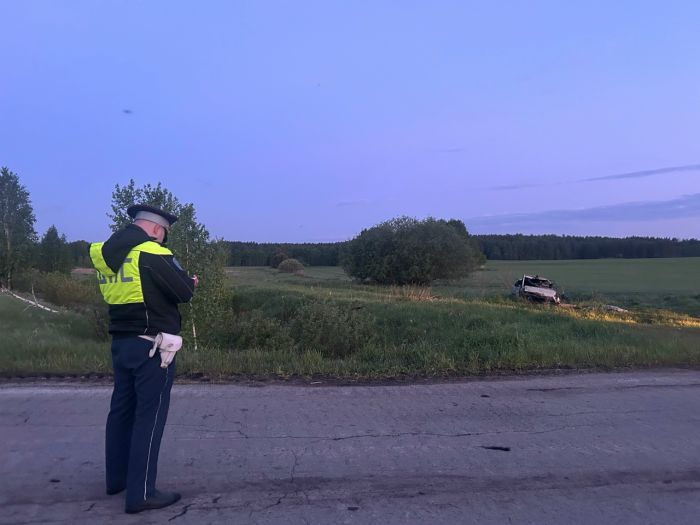 С места аварии. Фото: Госавтоинспекция России по Свердловской области 
