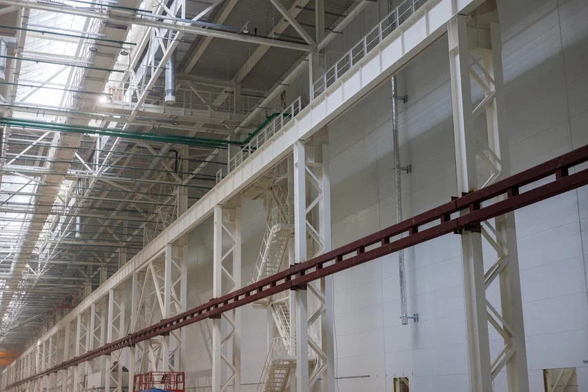 Корпус компонентов кузова внутри. Фото: пресс-служба компании «Синара-Девелопмент»