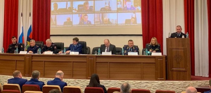 Координационное совещание руководителей правоохранительных органов Свердловской области. Фото: пресс-служба ГУ МВД 