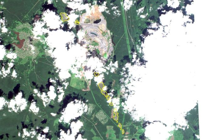 Снимок со спутника Sentinel-2, полученный 25 июня. Фото: Telegram-канал «Опасные природные явления Пермского края»  