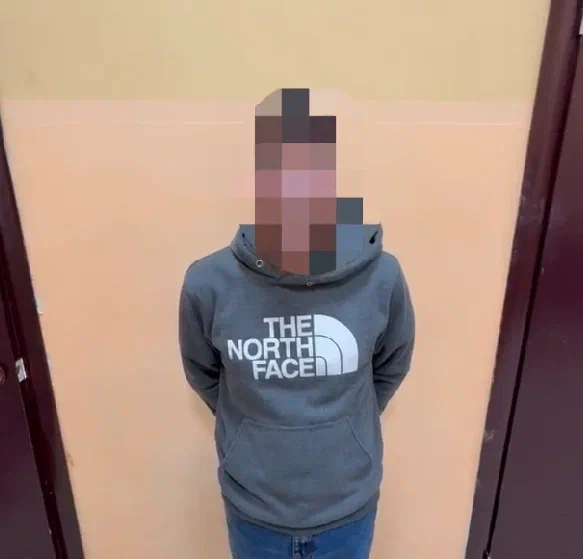 Задержанный. Фото: Управление на транспорте МВД России по УрФО