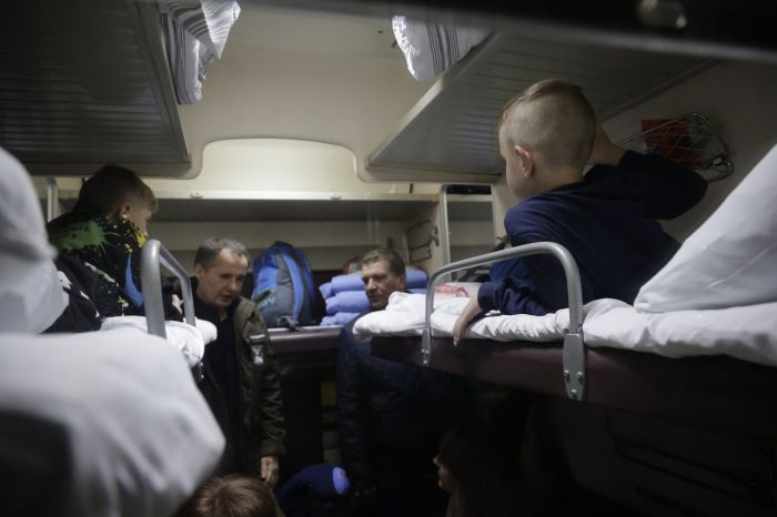 Первая группа эвакуированных белгородцев прибыла в Московскую область