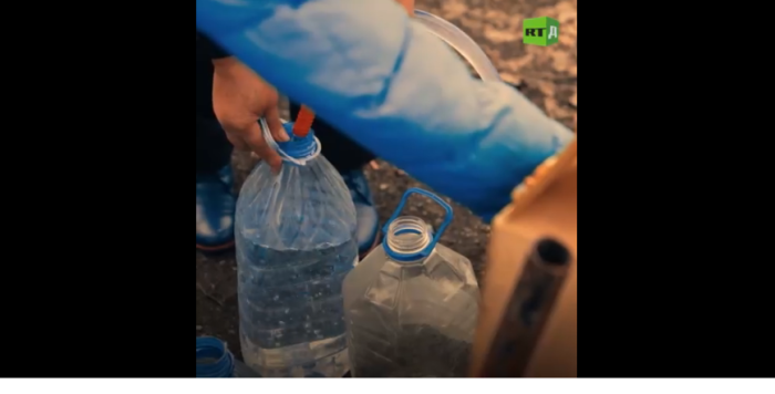 Фото: скрин видео канала RTД До последней капли: водный кризис на Донбассе и блокада воды в регионе