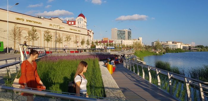Сотонин предлагает сравнить проект благоустойства от УГМК с одним из парков в Казани