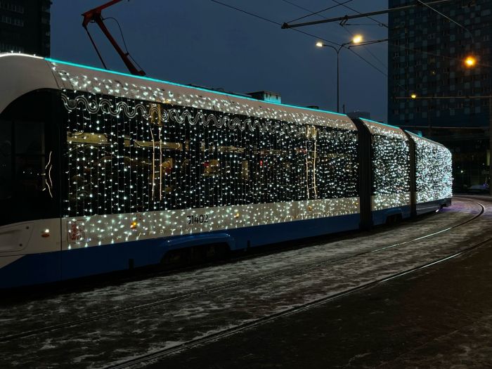 так выглядят трамваи в Москве 