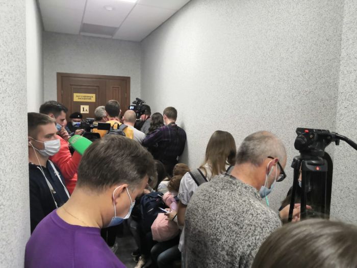 Журналистов попросили выйти из зала суда 