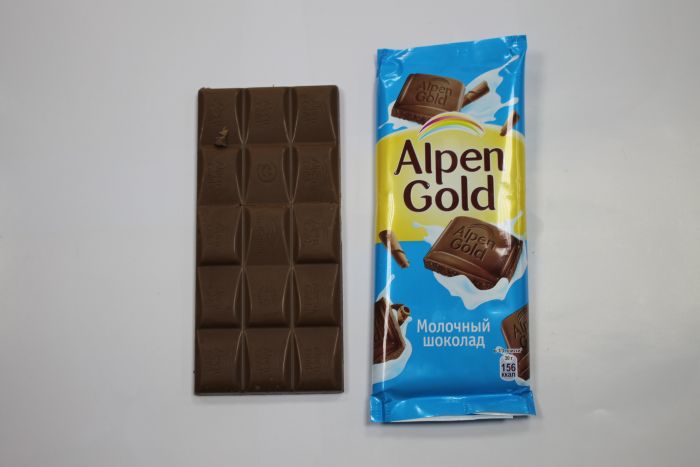 Шоколад Alpen Gold, Mondelez (Монделис Русь), 519 ккал/100 г