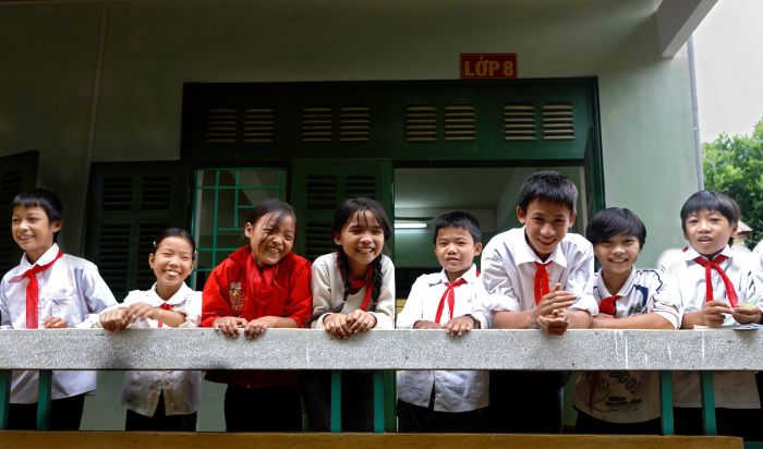 Вьетнамские школьники
