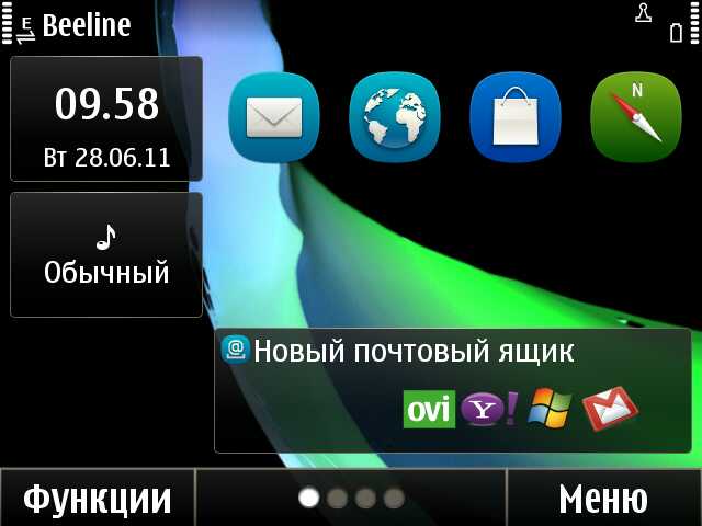 Nokia E6. Symbian Anna