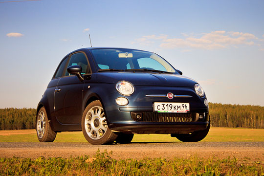 Fiat 500 тест-драйв