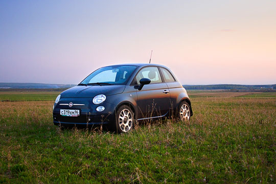 Fiat 500 тест-драйв