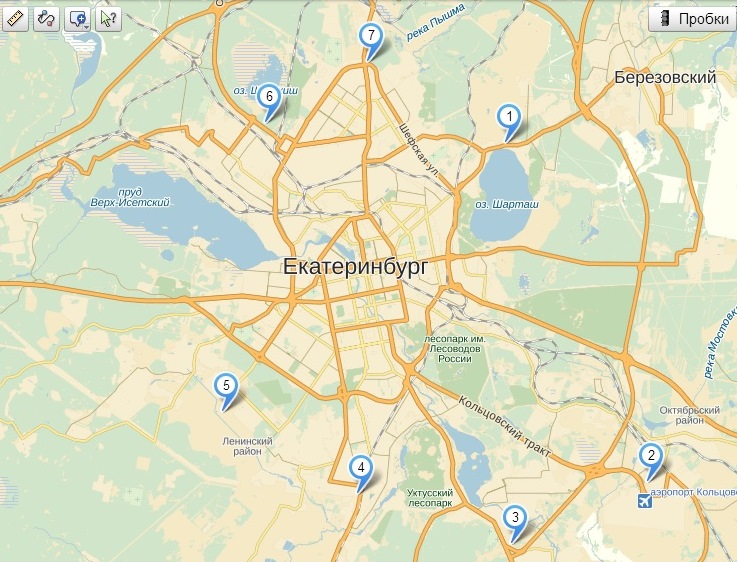 Распечатать а4 карта екатеринбурга