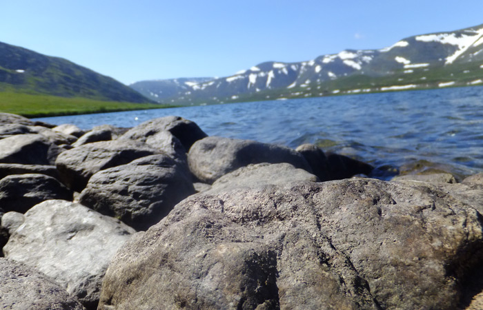 На озере Балбанты. По дороге на гору Народная