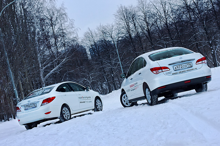 Nissan Almera Hyundai Solaris