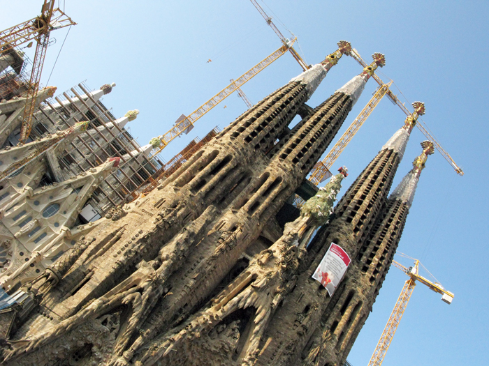 Sagrada Familia, Храм Святого Семейства. Архитектор - Антонио Гауди.