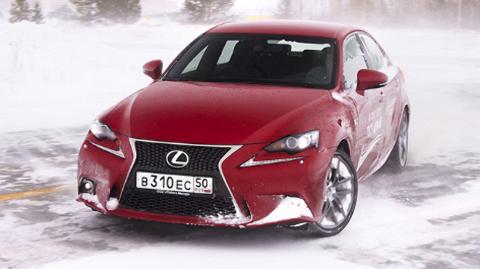 Lexus IS 250 F Sport. Мороз и ветер