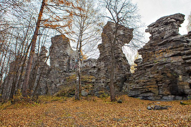 Скалы Семь братьев около Верх-Нейвинска