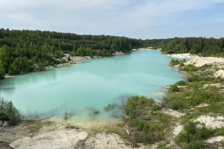 Каолиновый карьер в Кыштыме. Уральское Бали